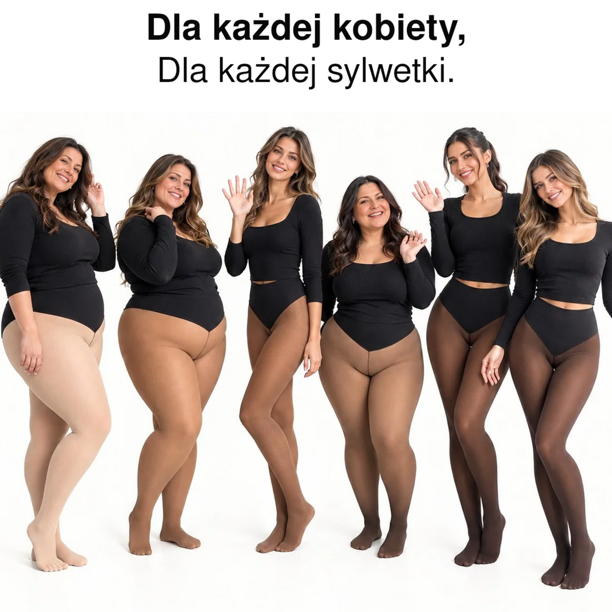 Termiczne legginsy modelujące i wygładzające