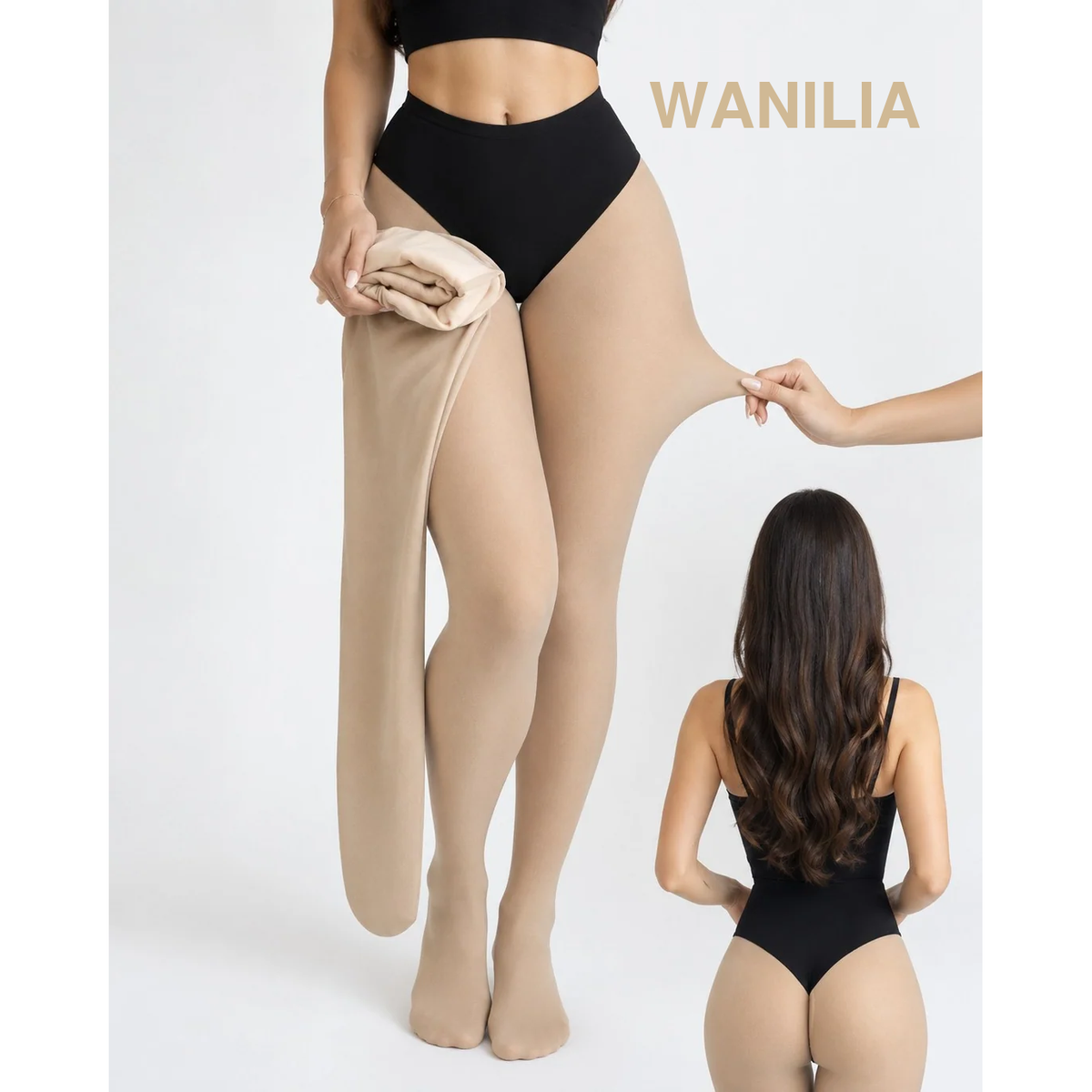 Termiczne legginsy modelujące i wygładzające
