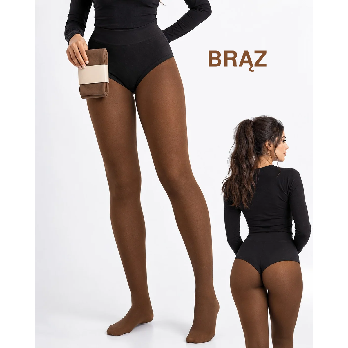 Termiczne legginsy modelujące i wygładzające