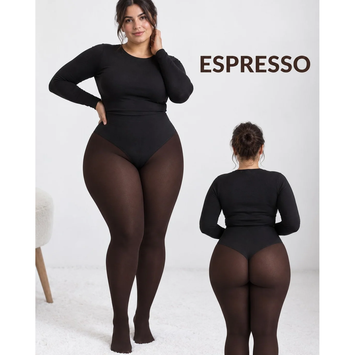 Termiczne legginsy modelujące i wygładzające